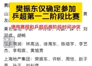 开云APP:樊振东乒乓球德甲什么时候比赛 樊振东德国甲级联赛比赛时间